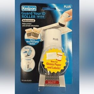 Guard Your ID ADVANCED WIDE Roller Identity Theft Prevention Security Stamp NEW